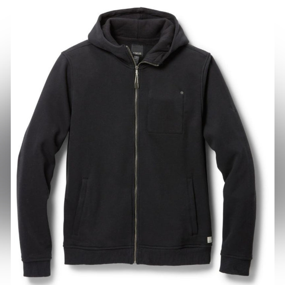 Vuori Men's Seaside Hoodie in Black Size Small 🖤
